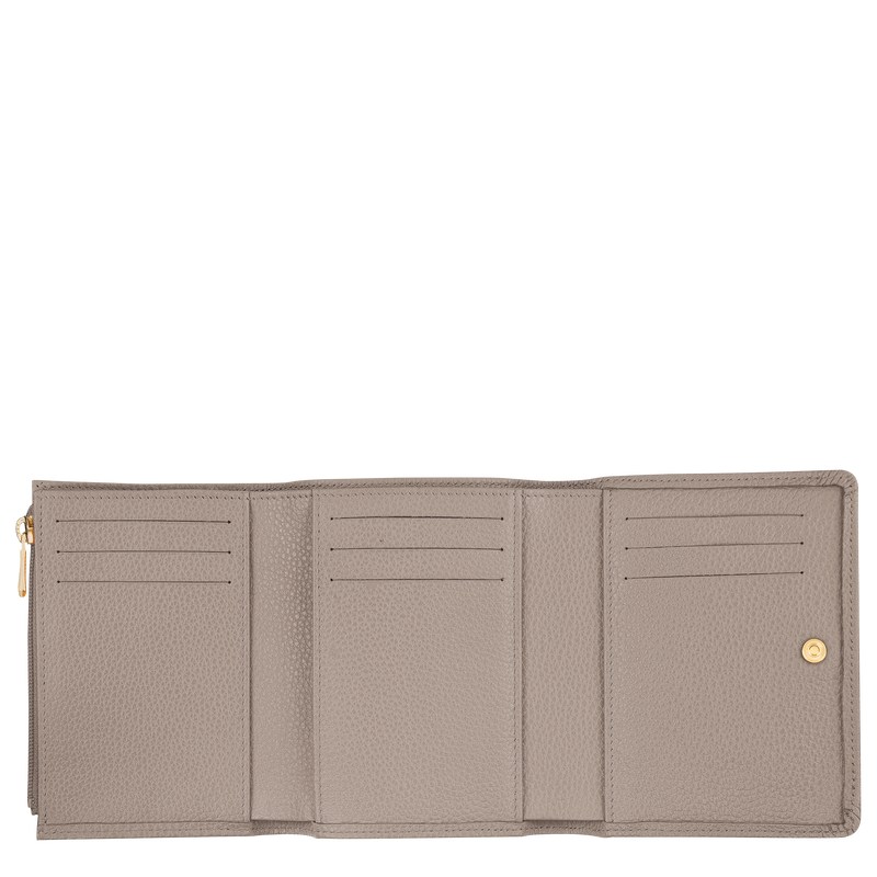 Longchamp Le Foulonné Wallet Turtledove | 70163-UMGR