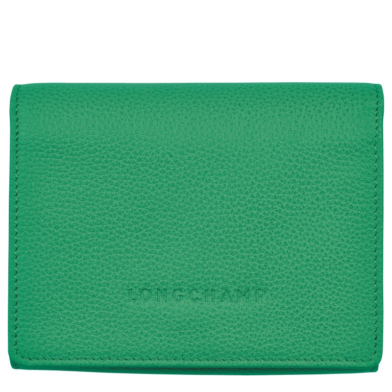 Longchamp Le Foulonné Wallet Yeşil | 04789-DFXR