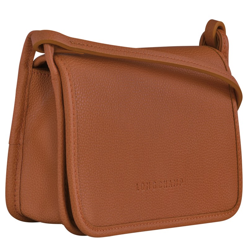 Longchamp Le Foulonné Xs Clutch Caramel | 63514-PEON