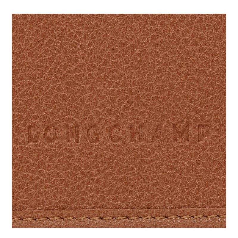 Longchamp Le Foulonné Xs Clutch Caramel | 63514-PEON