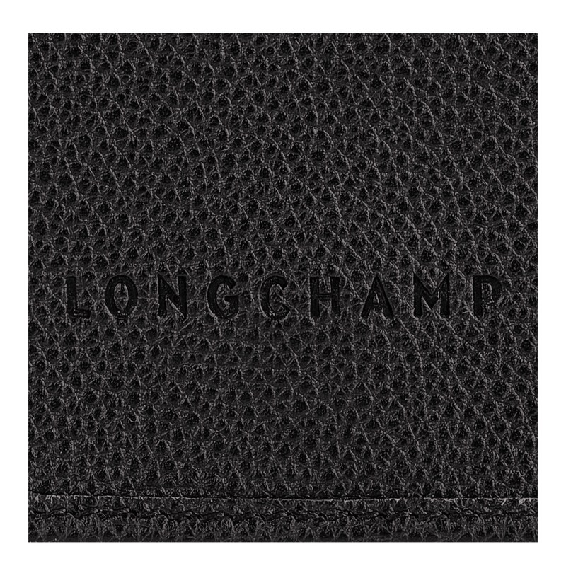 Longchamp Le Foulonné Xs Clutch Siyah | 35067-KHRP