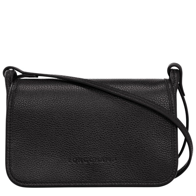 Longchamp Le Foulonné Xs Clutch Siyah | 35067-KHRP