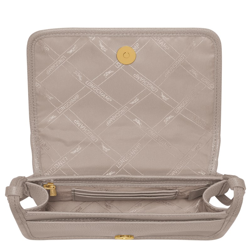 Longchamp Le Foulonné Xs Clutch Turtledove | 07239-BJWG