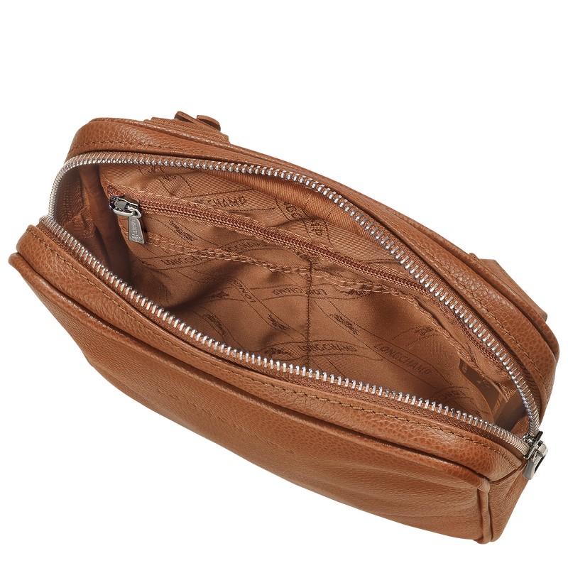 Longchamp Le Foulonné Xs Crossbody Bag Caramel | 13206-YGUP