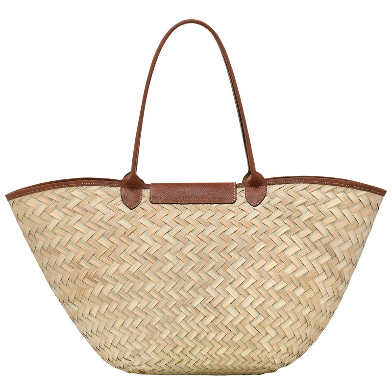 Longchamp Le Panier Pliage Xl Basket Bag Kahverengi | 12480-DUEM