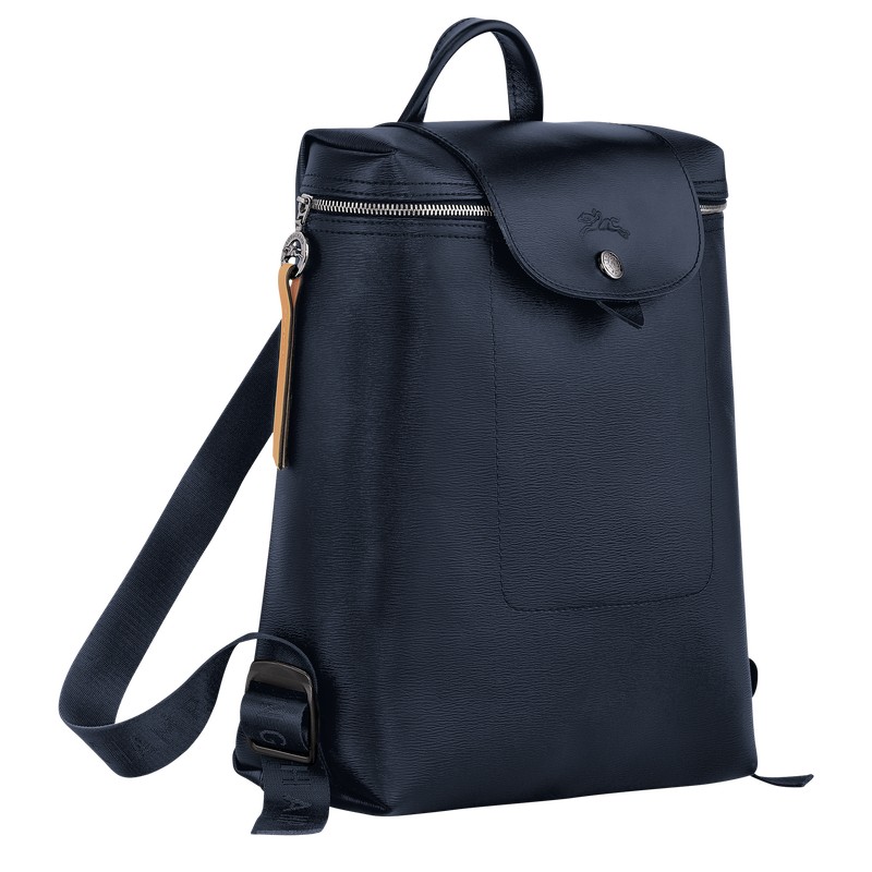 Longchamp Le Pliage City M Backpack Lacivert | 46721-LGCE