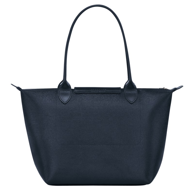 Longchamp Le Pliage City M Tote Bag Lacivert | 95371-ZJHQ