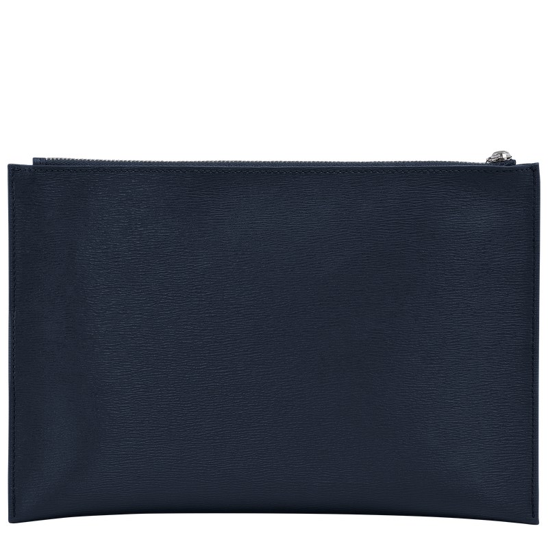 Longchamp Le Pliage City Pouch Lacivert | 98534-MWOQ