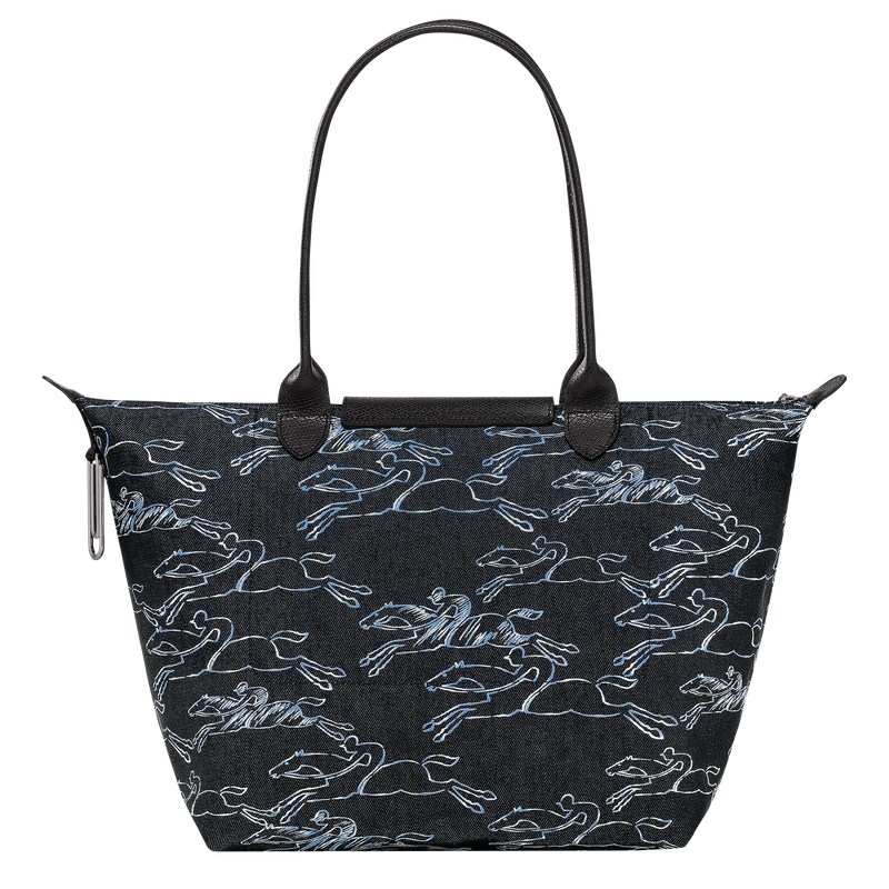 Longchamp Le Pliage Collection L Tote Bag Lacivert | 26931-YCSM