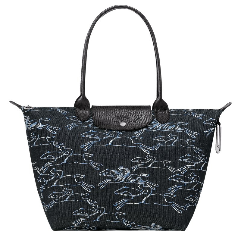 Longchamp Le Pliage Collection L Tote Bag Lacivert | 26931-YCSM