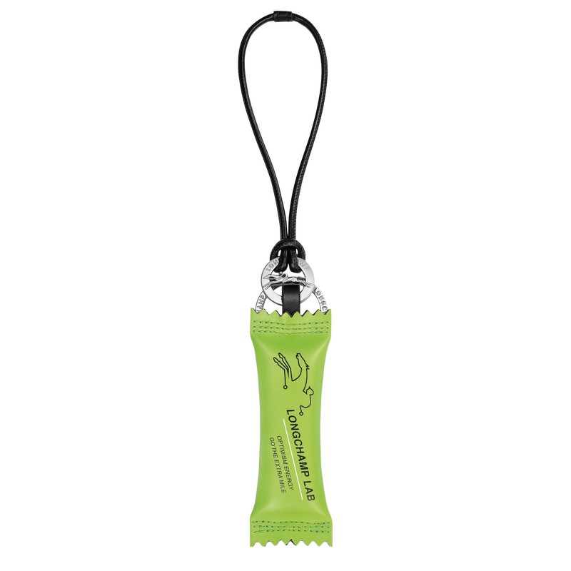 Longchamp Le Pliage Energy Key Ring Yeşil Açık | 07956-CFBJ