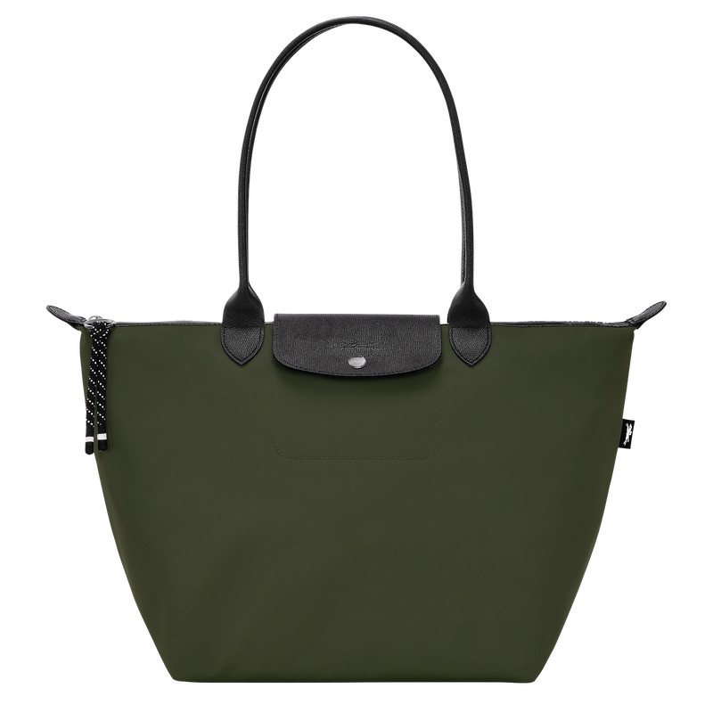 Longchamp Le Pliage Energy L Tote Bag Haki | 31492-IAMN