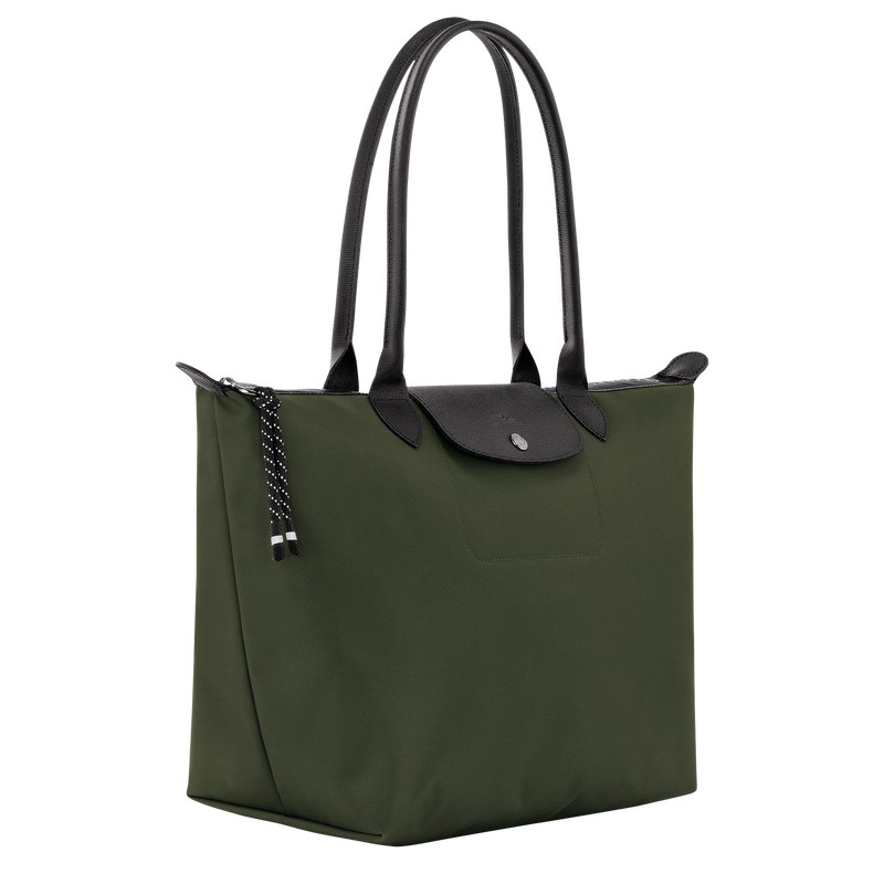 Longchamp Le Pliage Energy L Tote Bag Haki | 67832-MALW