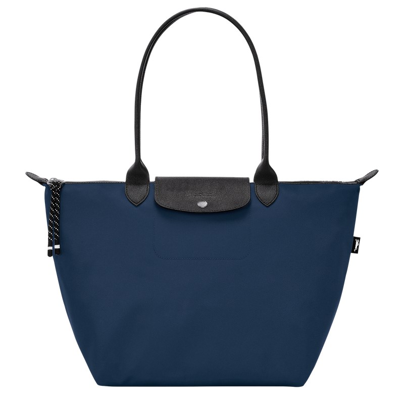 Longchamp Le Pliage Energy L Tote Bag Lacivert | 80415-KLVI