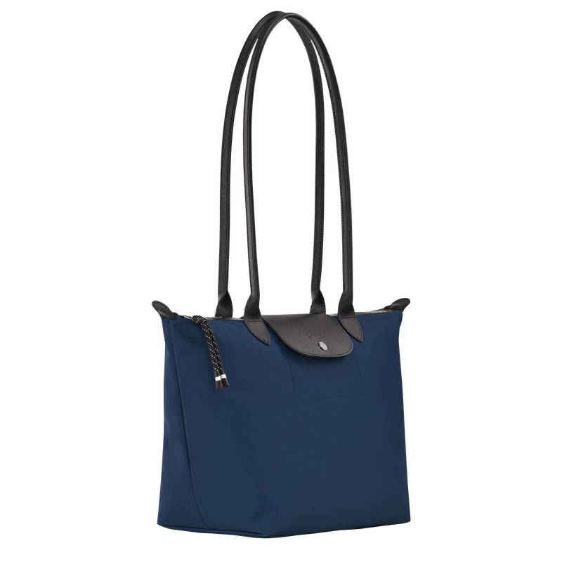 Longchamp Le Pliage Energy L Tote Bag Lacivert | 09876-MPJY