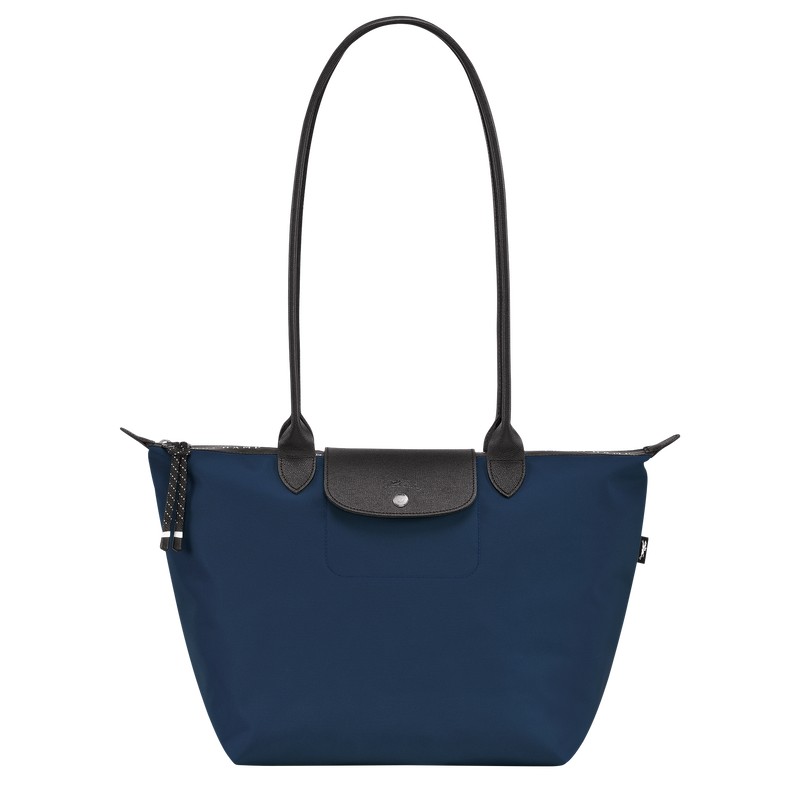 Longchamp Le Pliage Energy L Tote Bag Lacivert | 09876-MPJY