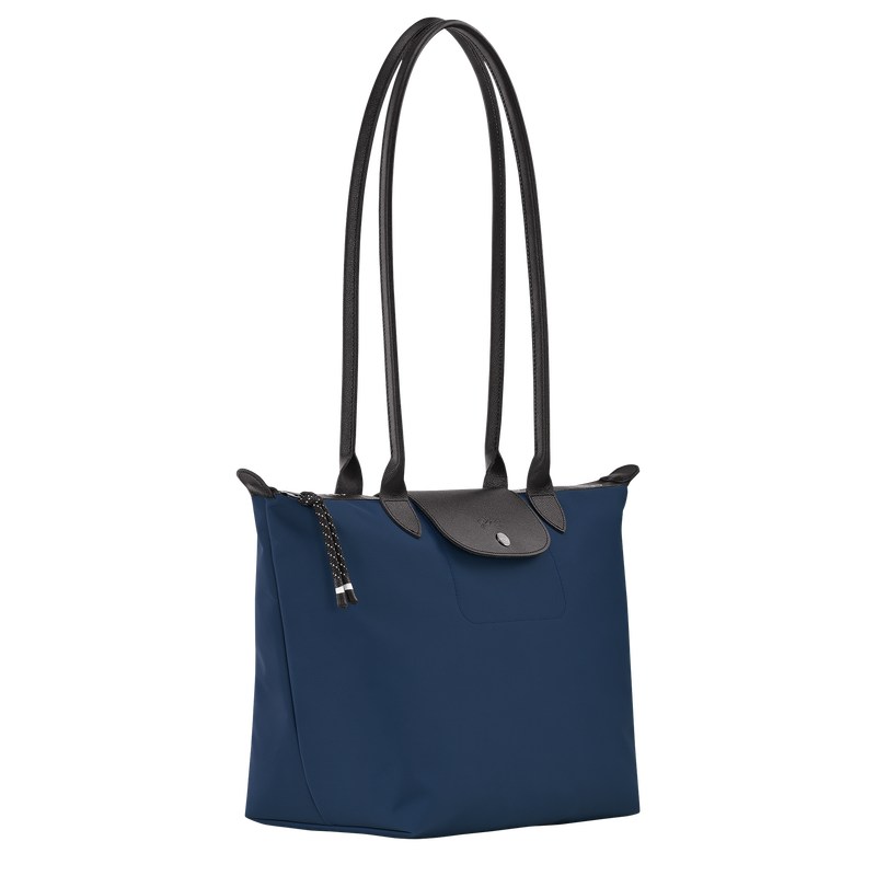 Longchamp Le Pliage Energy L Tote Bag Lacivert | 74832-ZCKX