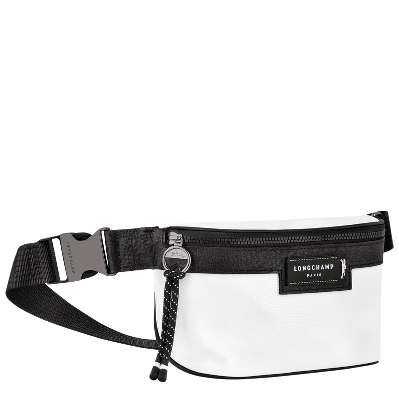 Longchamp Le Pliage Energy M Belt Bag Beyaz | 27860-COIG