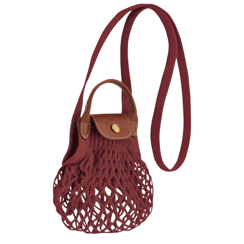 Longchamp Le Pliage Filet Xs Mesh Bag Mahogany | 14832-HRWZ