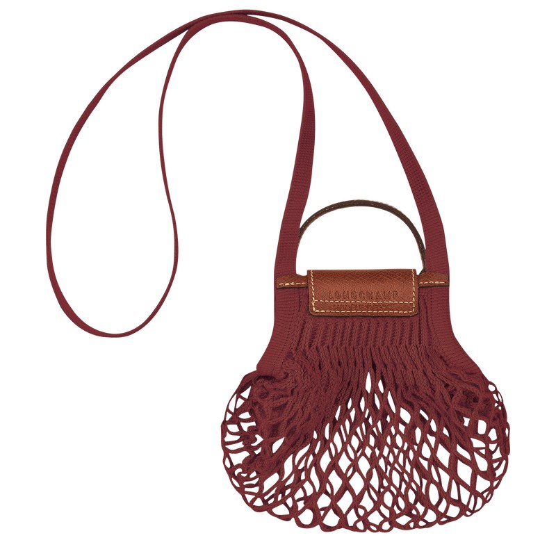 Longchamp Le Pliage Filet Xs Mesh Bag Mahogany | 14832-HRWZ