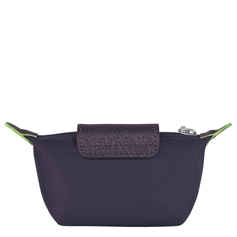 Longchamp Le Pliage Green Coin Purse Bilberry | 07642-ZQAD