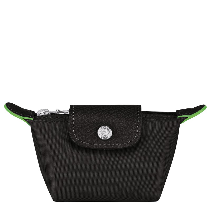 Longchamp Le Pliage Green Coin Purse Siyah | 57104-PCOL