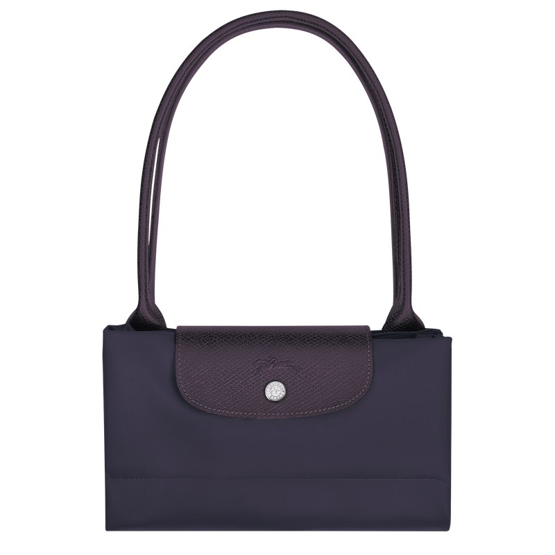 Longchamp Le Pliage Green L Tote Bag Bilberry | 80237-SDFY