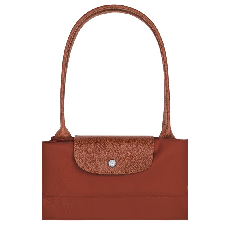 Longchamp Le Pliage Green L Tote Bag Chestnut | 37510-GLYW