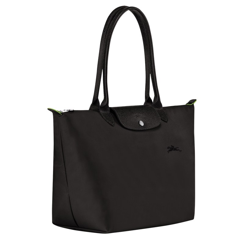 Longchamp Le Pliage Green L Tote Bag Siyah | 97683-EQAJ