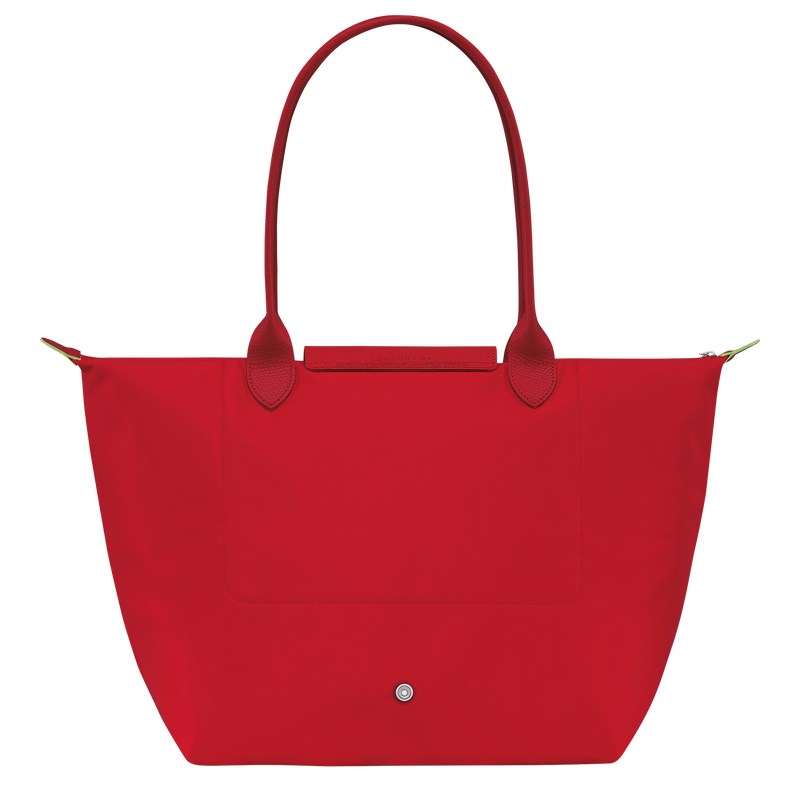 Longchamp Le Pliage Green L Tote Bag Tomato | 52849-JNBI