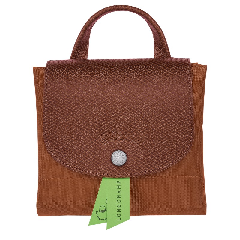 Longchamp Le Pliage Green M Backpack Cognac | 84069-CTOQ