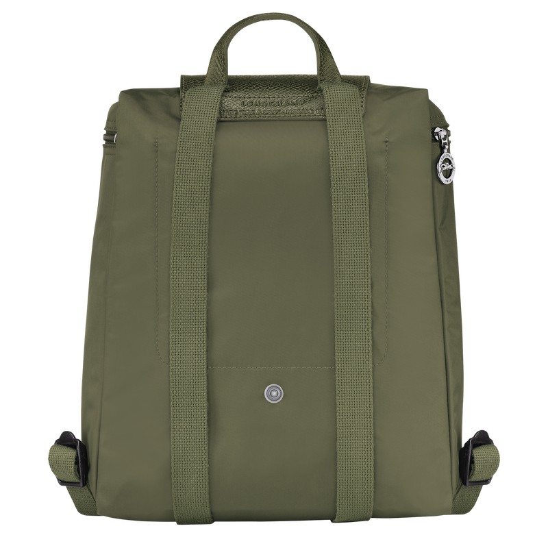 Longchamp Le Pliage Green M Backpack Forest | 93416-EVHW