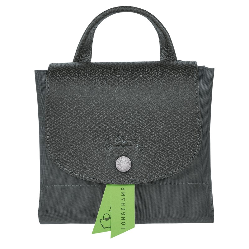 Longchamp Le Pliage Green M Backpack Graphite | 80964-RTVM