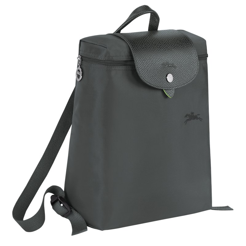 Longchamp Le Pliage Green M Backpack Graphite | 59682-ZOGD