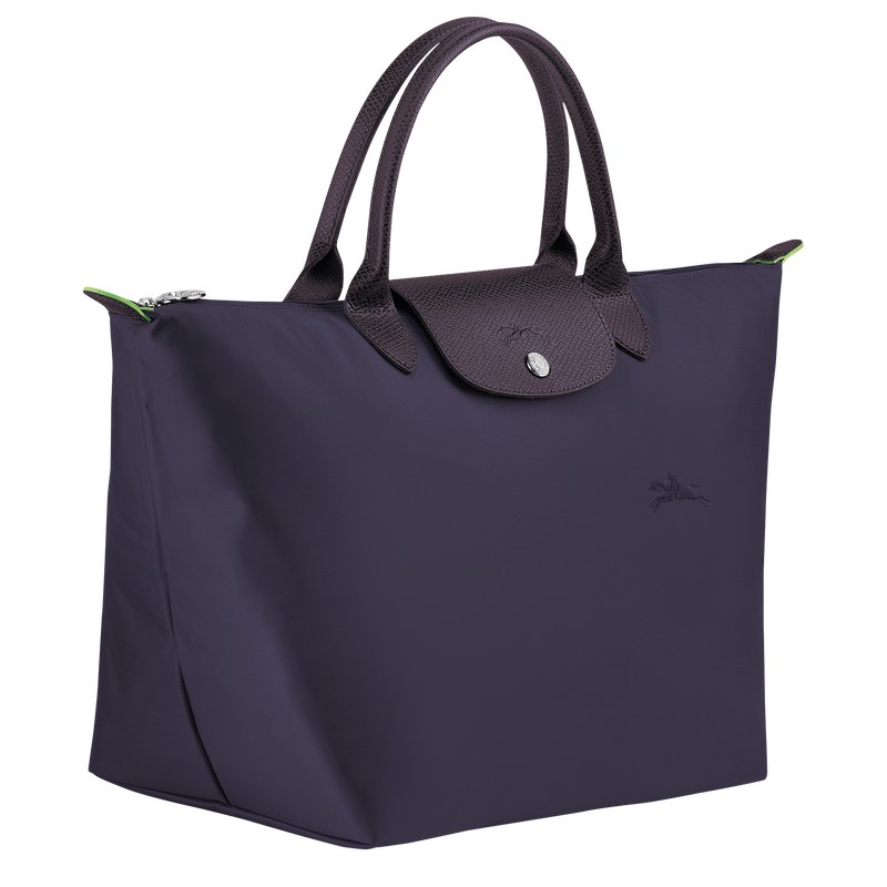 Longchamp Le Pliage Green M Handbag Bilberry | 06432-IMXF