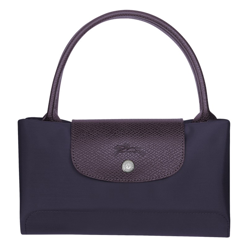 Longchamp Le Pliage Green M Handbag Bilberry | 06432-IMXF