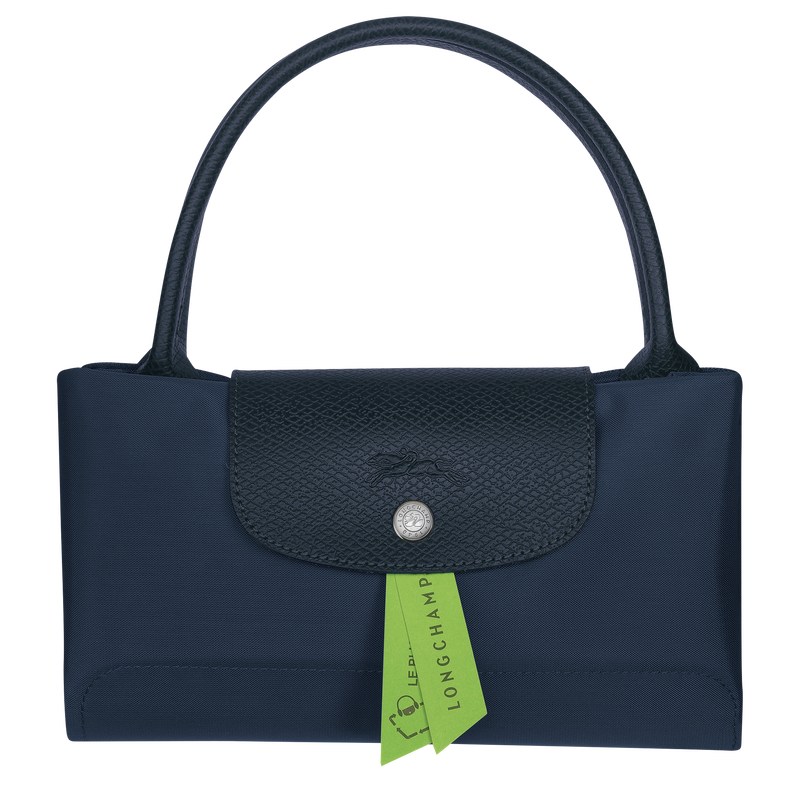 Longchamp Le Pliage Green M Handbag Lacivert | 93210-TEGJ