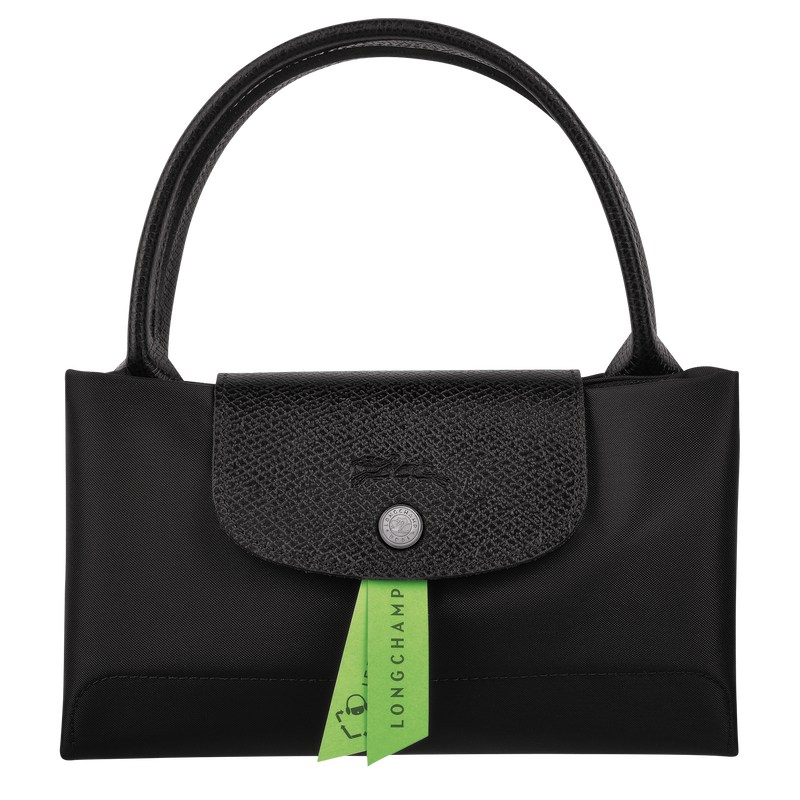 Longchamp Le Pliage Green M Handbag Siyah | 85493-ZMDG