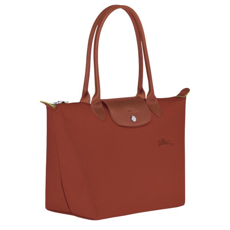 Longchamp Le Pliage Green M Tote Bag Chestnut | 54872-NUDG