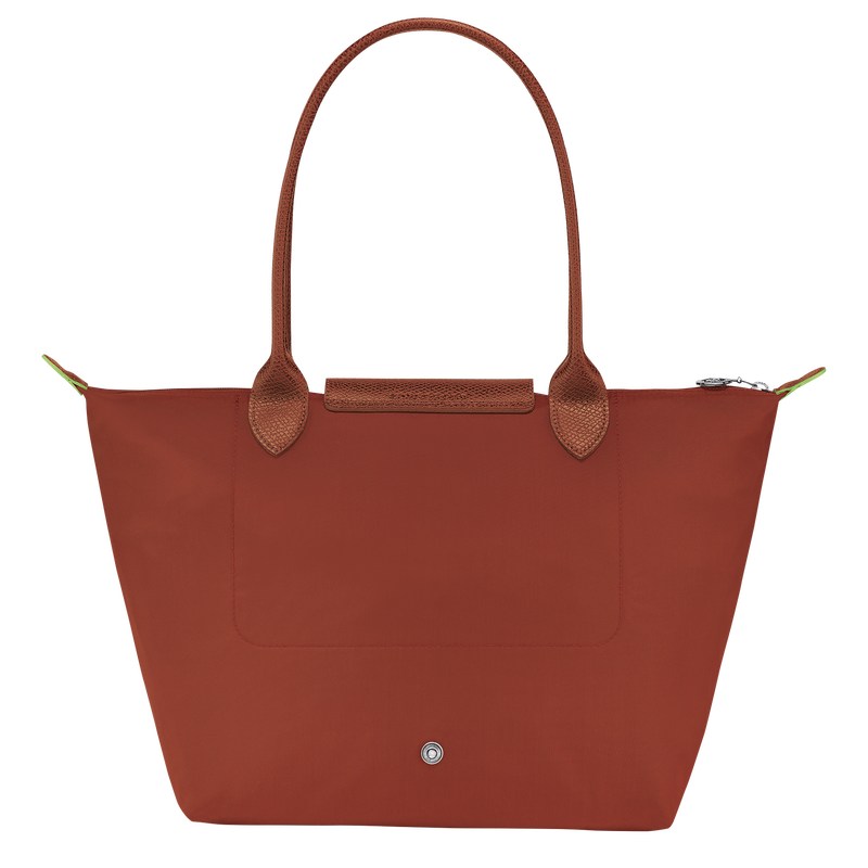 Longchamp Le Pliage Green M Tote Bag Chestnut | 54872-NUDG