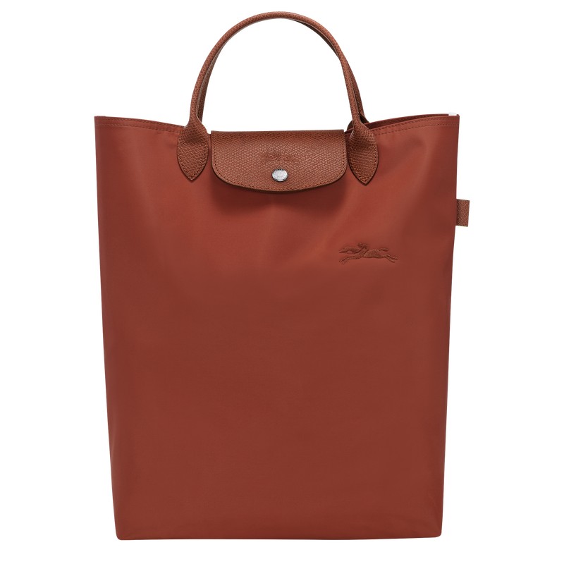 Longchamp Le Pliage Green M Tote Bag Chestnut | 37508-XYLK