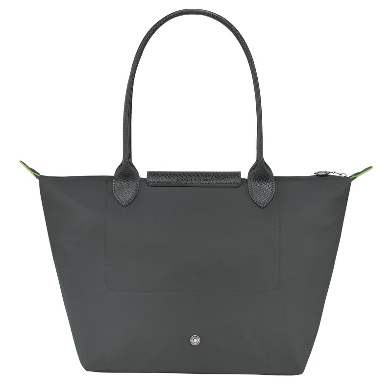 Longchamp Le Pliage Green M Tote Bag Graphite | 29750-GBWC