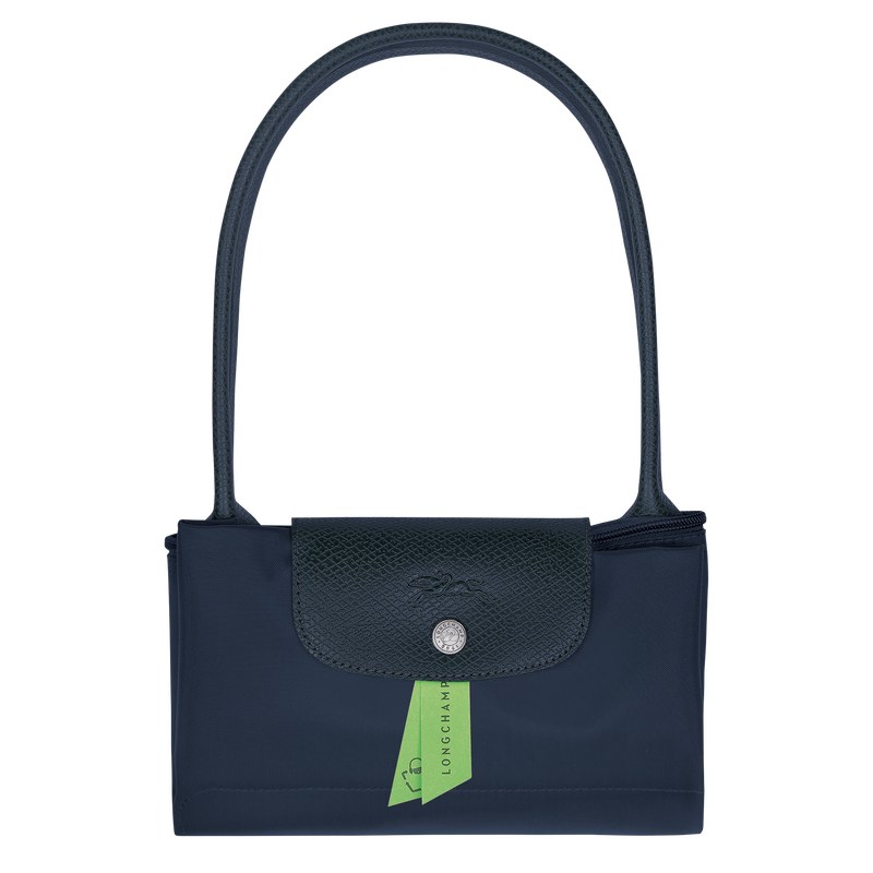 Longchamp Le Pliage Green M Tote Bag Lacivert | 04825-HECY