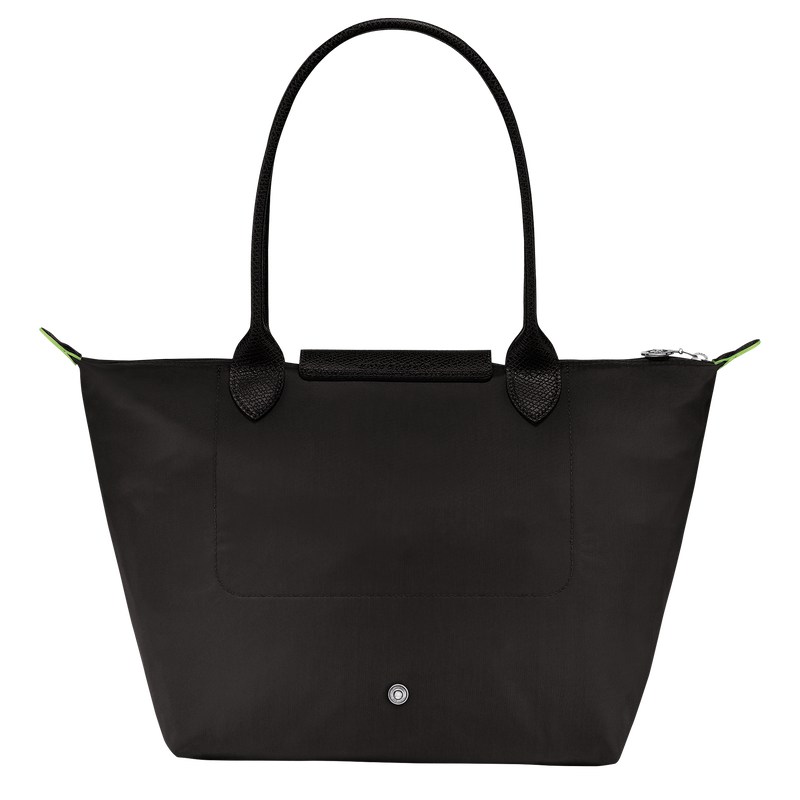 Longchamp Le Pliage Green M Tote Bag Siyah | 12048-ZRMD