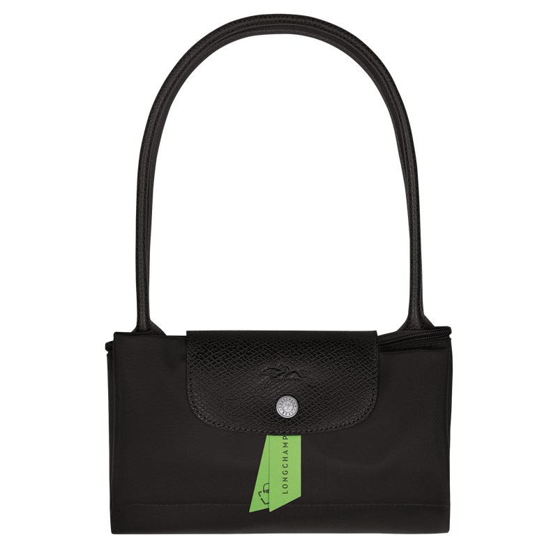 Longchamp Le Pliage Green M Tote Bag Siyah | 12048-ZRMD