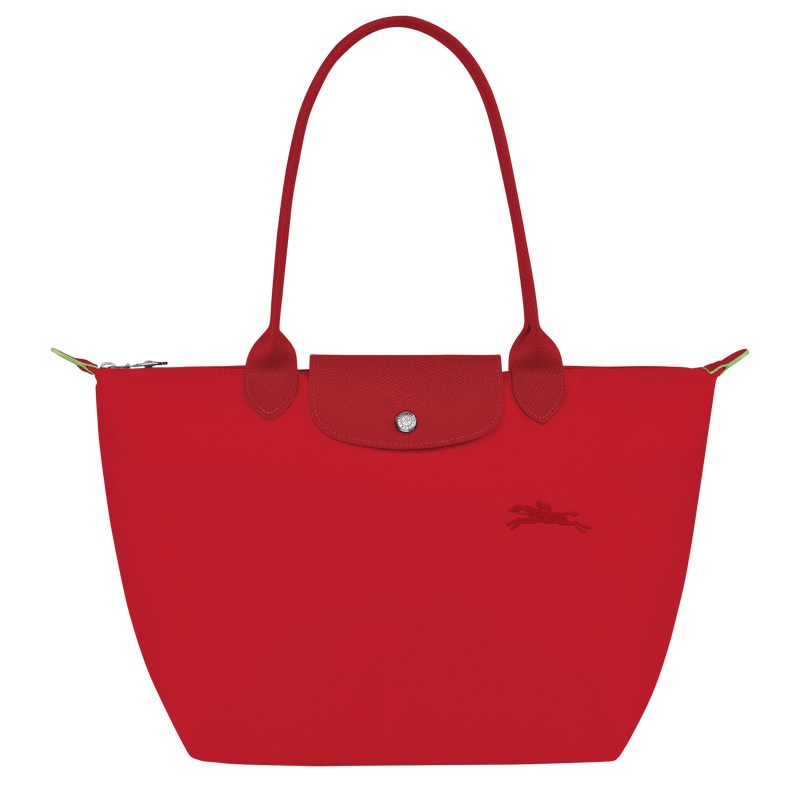 Longchamp Le Pliage Green M Tote Bag Tomato | 64802-DTRY