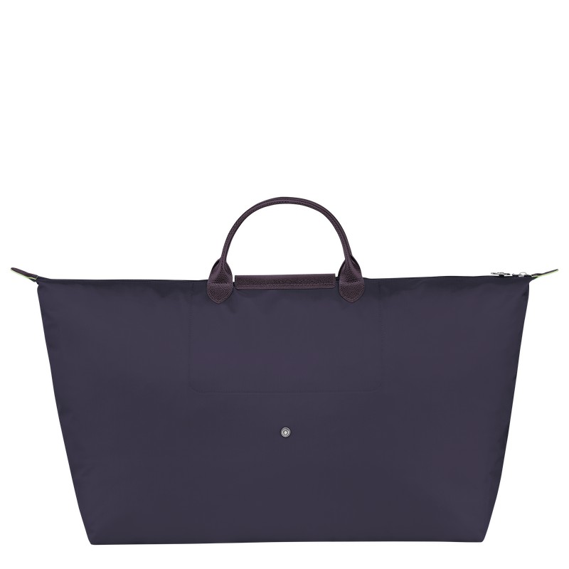 Longchamp Le Pliage Green M Travel Bag Bilberry | 68124-DBRG