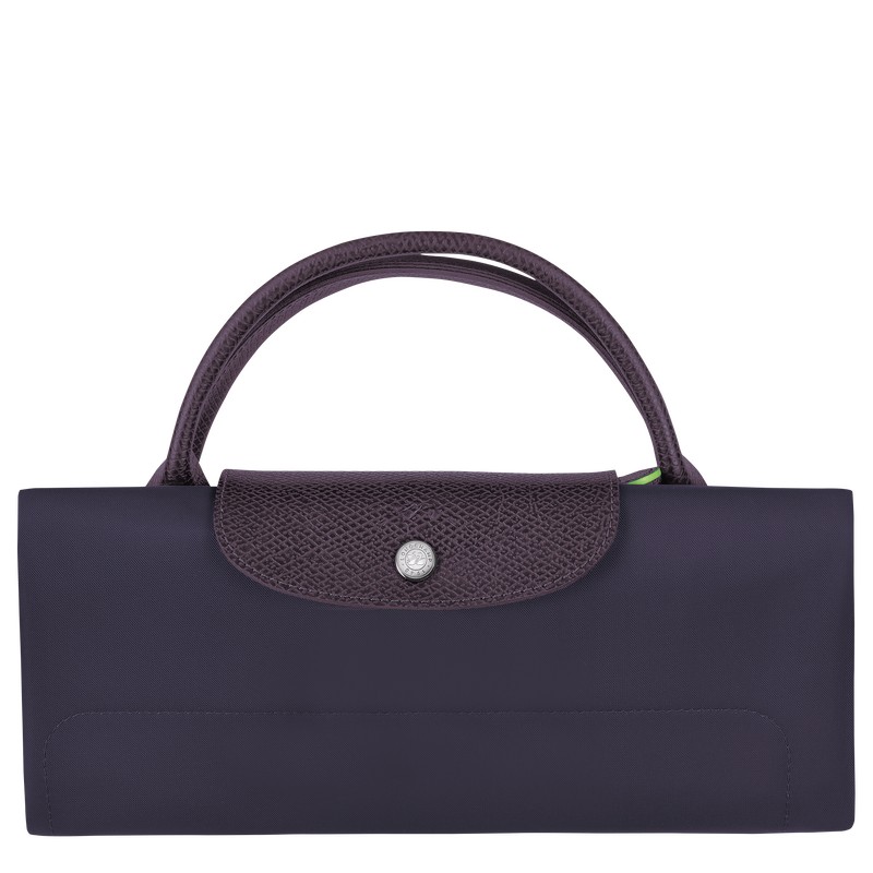 Longchamp Le Pliage Green M Travel Bag Bilberry | 68124-DBRG