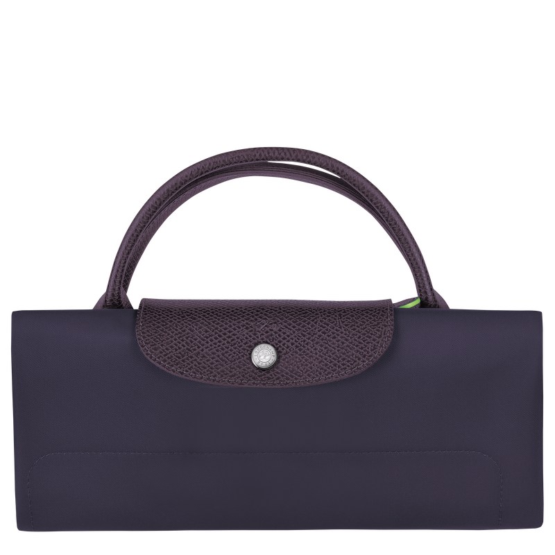 Longchamp Le Pliage Green M Travel Bag Bilberry | 31769-ZAXM