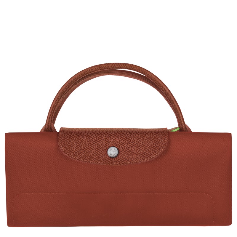 Longchamp Le Pliage Green M Travel Bag Chestnut | 71325-IGAO